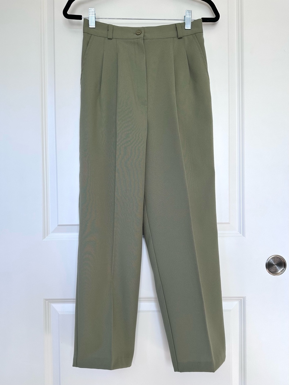 Vintage 90’s Green High Rise Pleated Trouser Pants